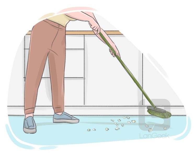 to broom definition and meaning