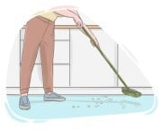 to sweep up