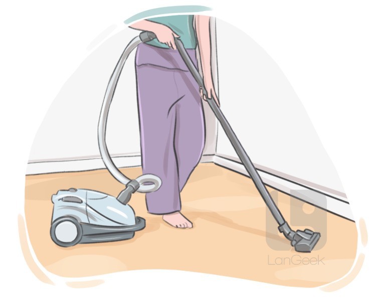 to vacuum-clean definition and meaning