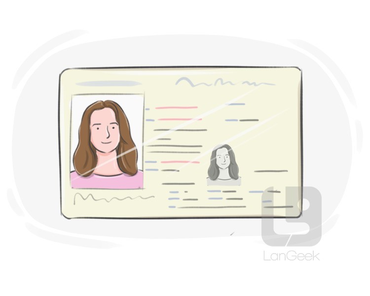 identity card definition and meaning