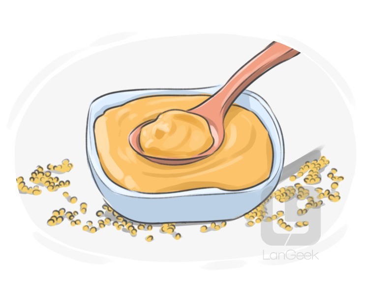mustard sauce definition and meaning