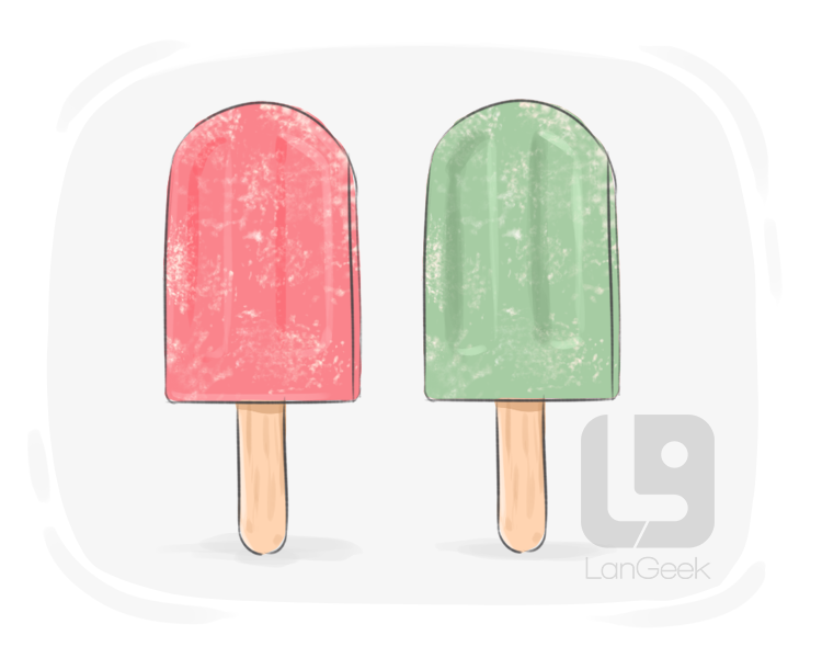 ice lolly definition and meaning