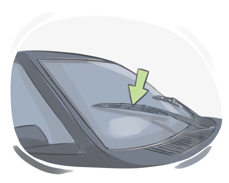 windshield wiper definition and meaning