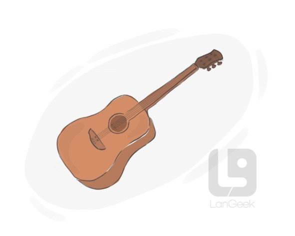 acoustic guitar definition and meaning