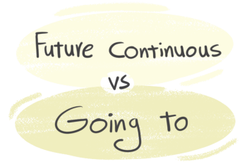"Future Continuous" vs. "Going To" in the English grammar