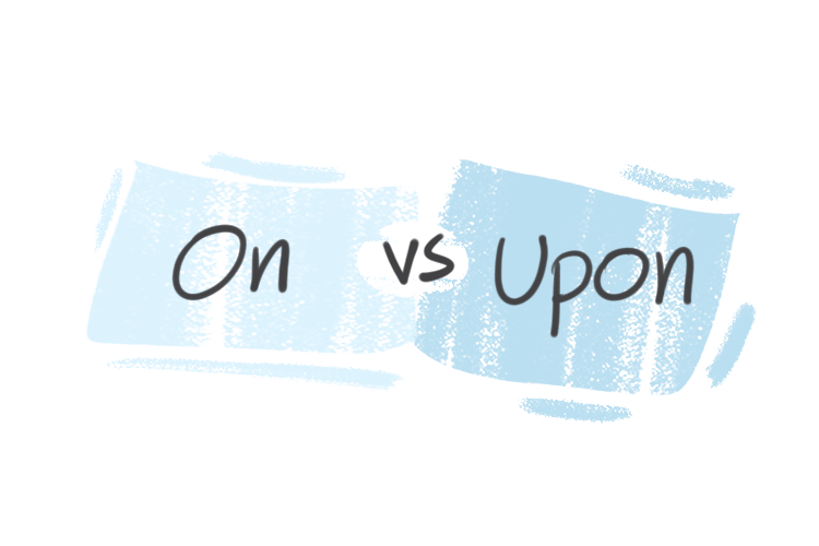 "On" vs. "Upon" in the English grammar