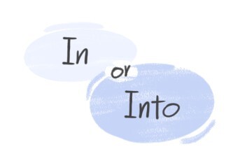 "In" vs. "Into" in the English grammar