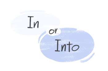 "In" vs. "Into" in the English grammar