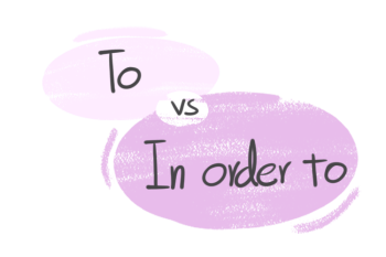 "To" vs. "In Order To" in the English grammar