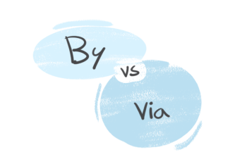 "By" vs. "Via" in the English grammar