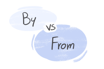 "By" vs. "From" in the English grammar