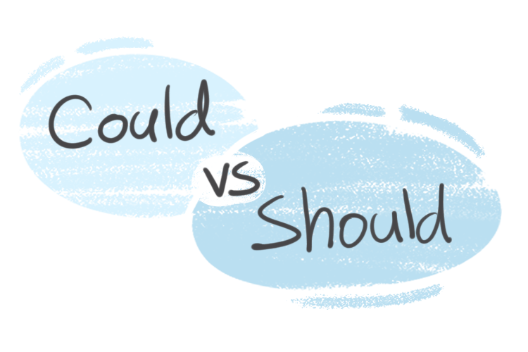 "Could" vs. "Should" in the English grammar