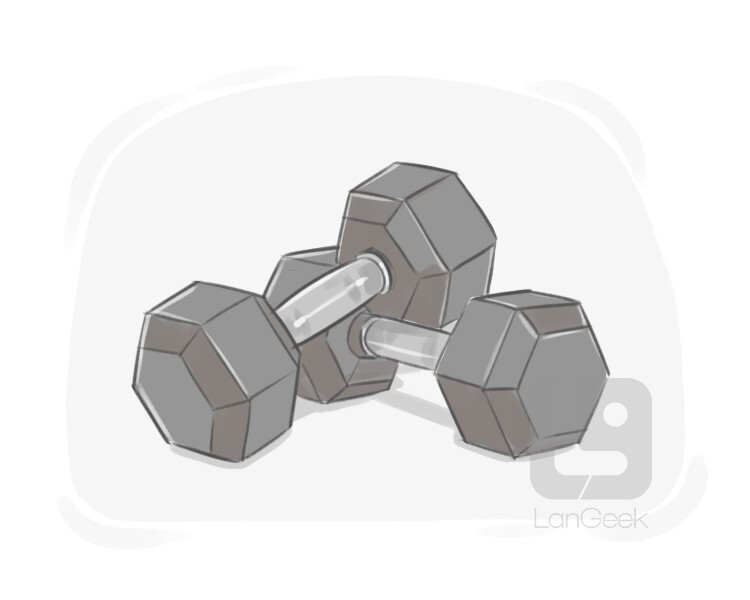 dumbbell definition and meaning