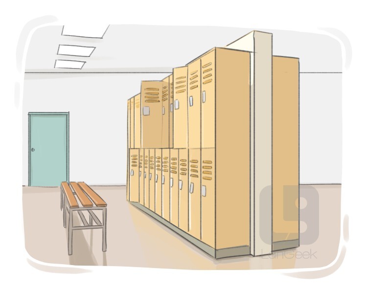 locker definition and meaning