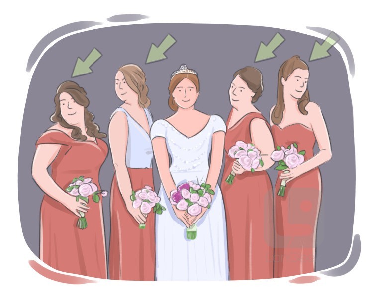 bridesmaid definition and meaning