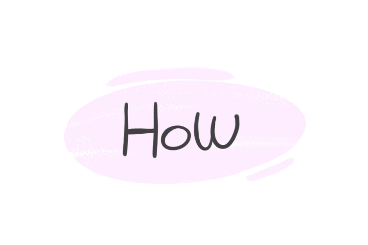 How to Use "How" in the English Grammar