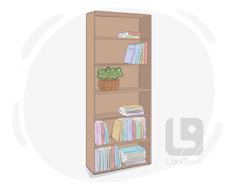 bookcase definition and meaning