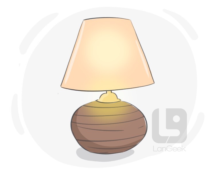 table lamp definition and meaning