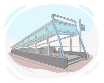 subway station