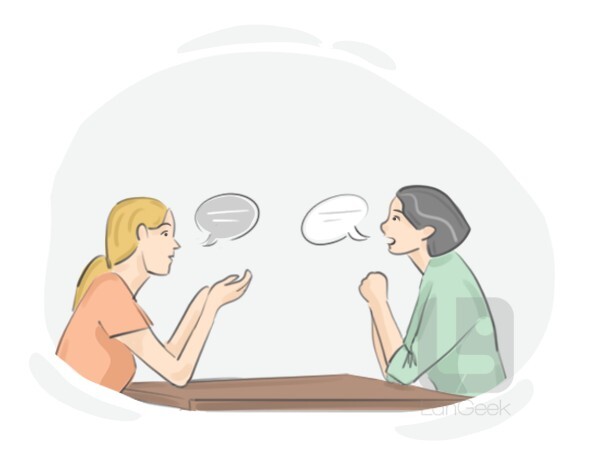 Conversationalist meaning shop