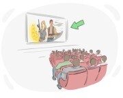 die Großleinwand