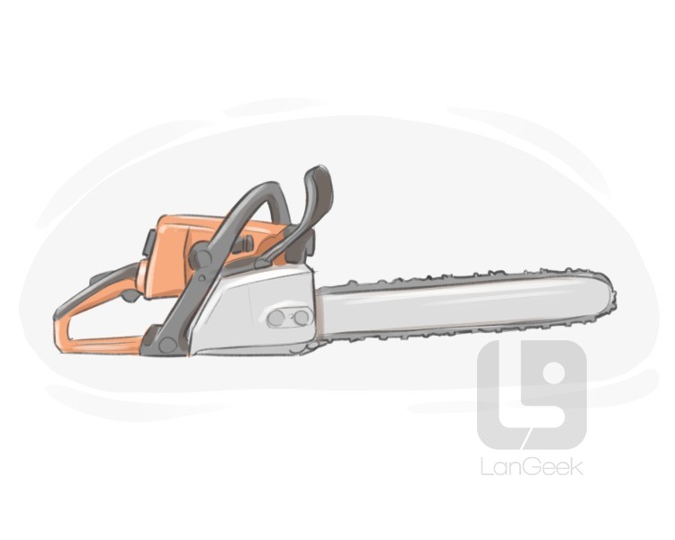 chainsaw definition and meaning