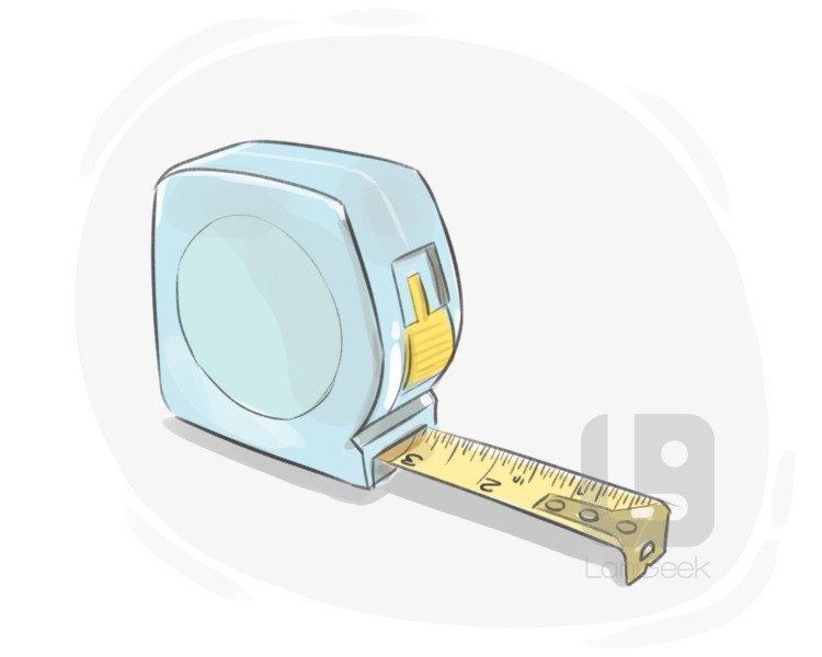 tape measure definition and meaning