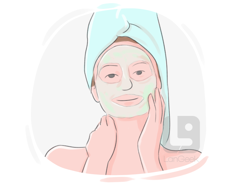 face pack definition and meaning