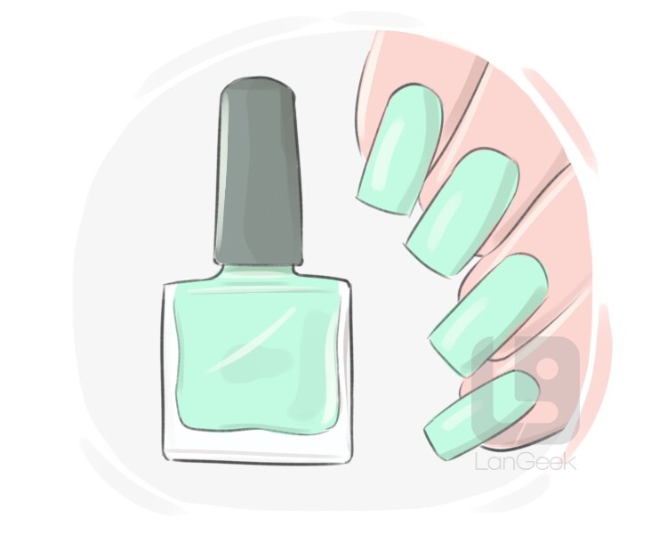 Definition & Meaning of "Nail varnish" LanGeek