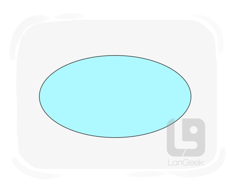 oval definition and meaning