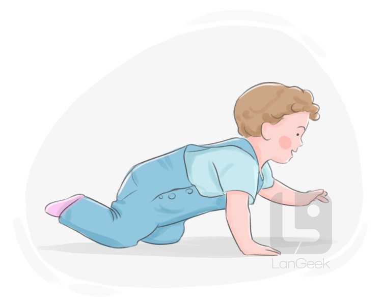 crawling definition and meaning