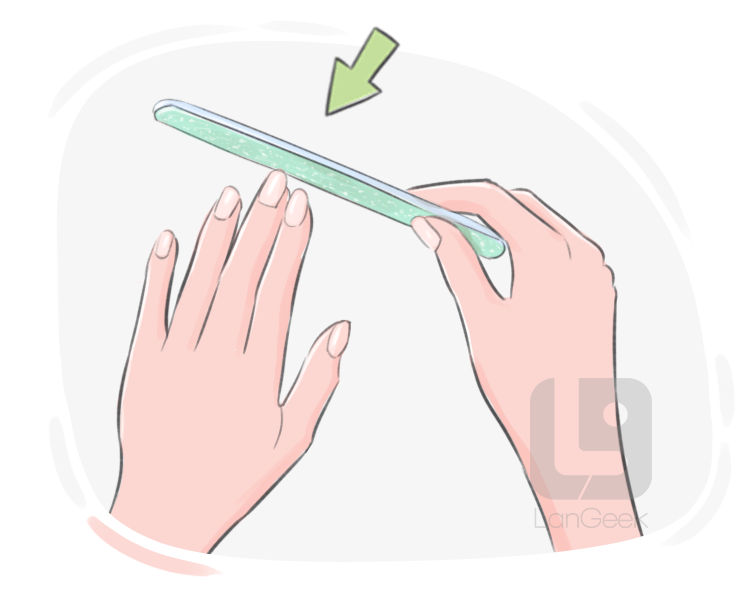 nail file definition and meaning