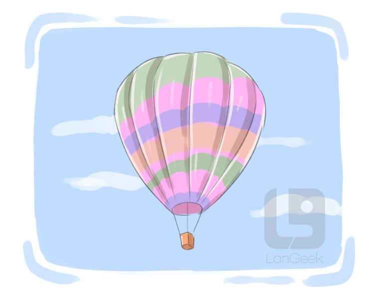 Hot air balloon clearance definition