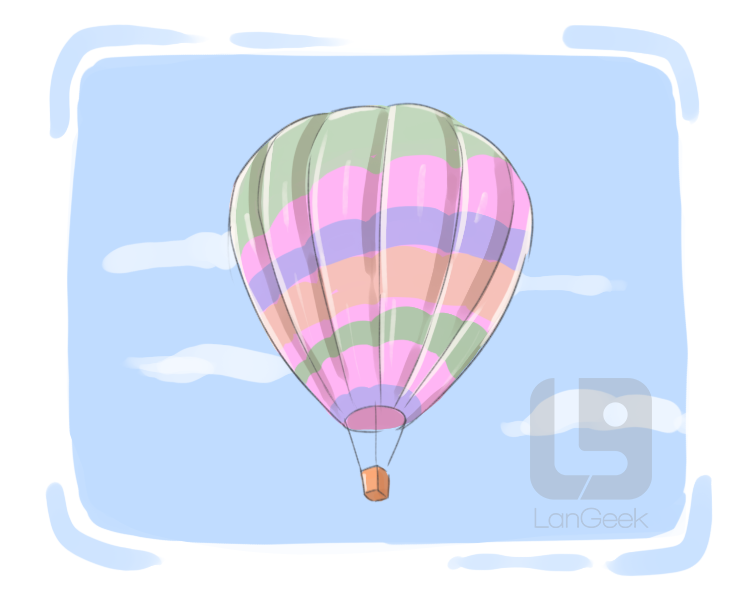 hot-air balloon definition and meaning