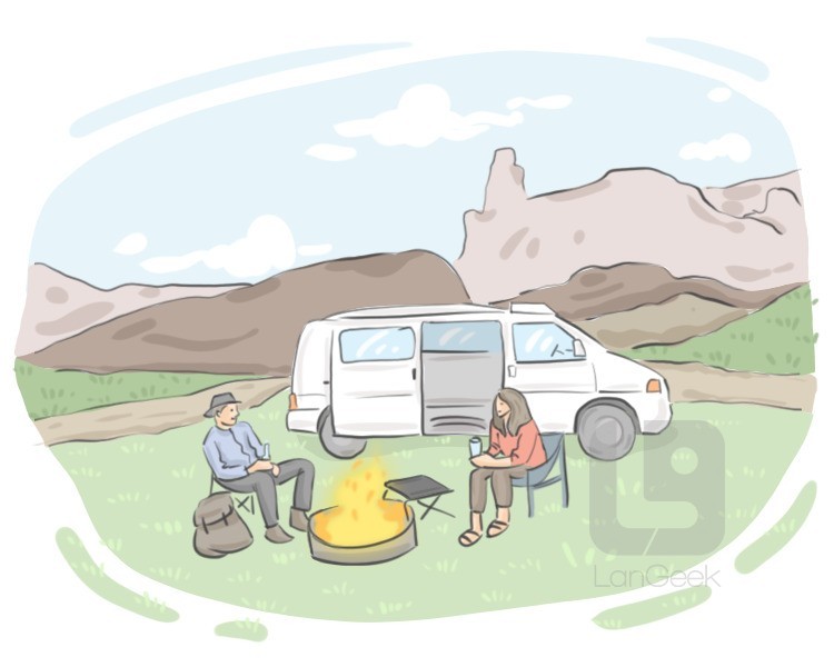 camping site definition and meaning