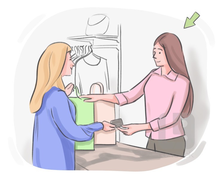 salesgirl definition and meaning