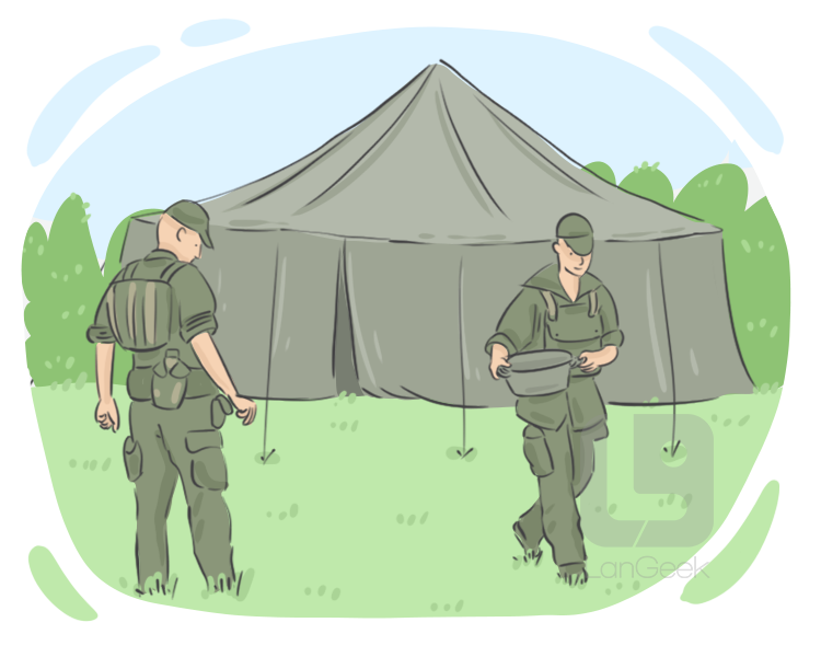 encampment definition and meaning