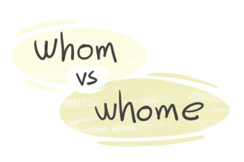 "Whom" vs. "Whome" in the English Grammar