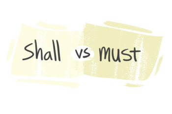 "Shall" vs. "Must" in the English grammar