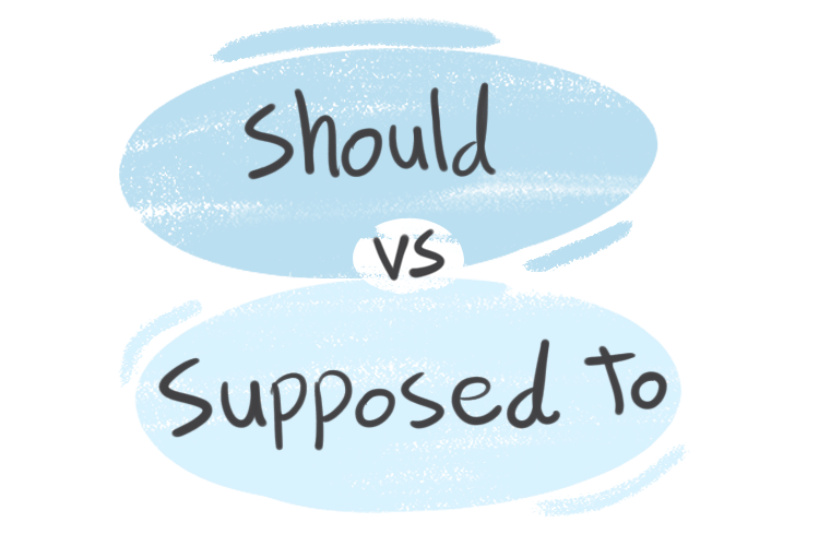 "Should" vs. "Supposed To" in the English grammar