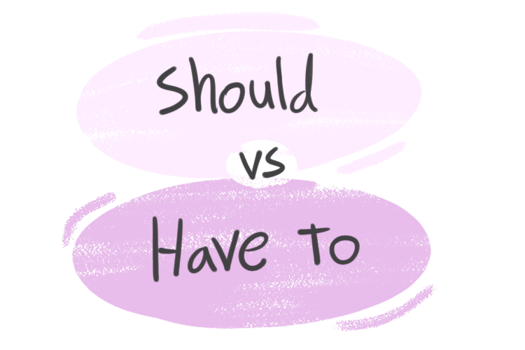 "Should" vs. "Have To" in the English grammar