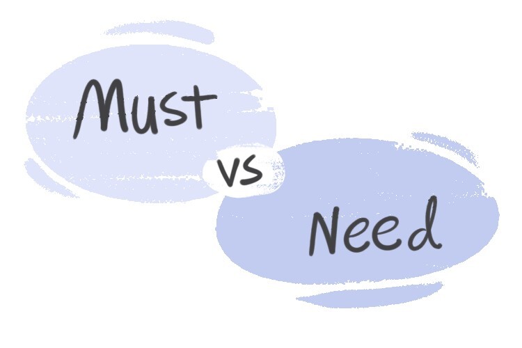 Must vs. Need in the English grammar