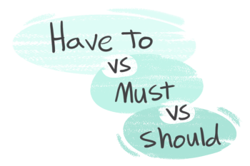 Must vs Have to ------------ - Build Up Your English