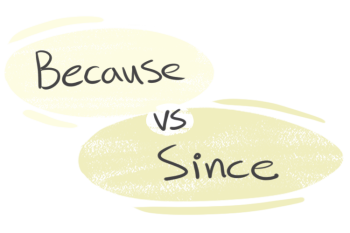 "Because" vs. "Since" in the English grammar