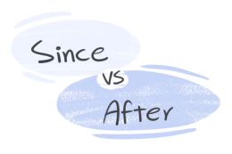 "Since" vs. "After" in the English grammar