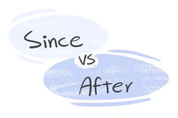 "Since" vs. "After" in the English grammar