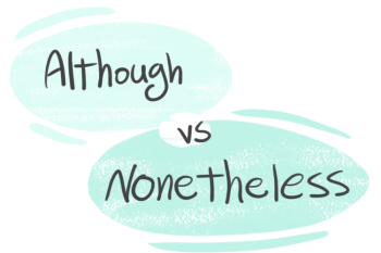 "Although" vs. "Nonetheless" in the English grammar