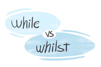 "While" vs. "Whilst" in the English grammar