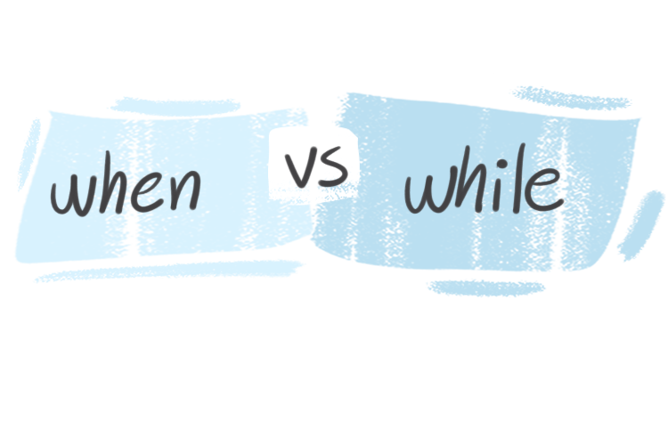 "When" vs. "While" in the English grammar
