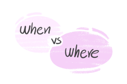 "When" vs. "Where" in the English grammar